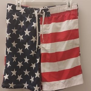 Men's swimsuit American flag
